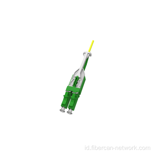 LC UniBoot Fiber Optic Patch Cord dengan tarik/dorong keran, dapat ditukar polaritas